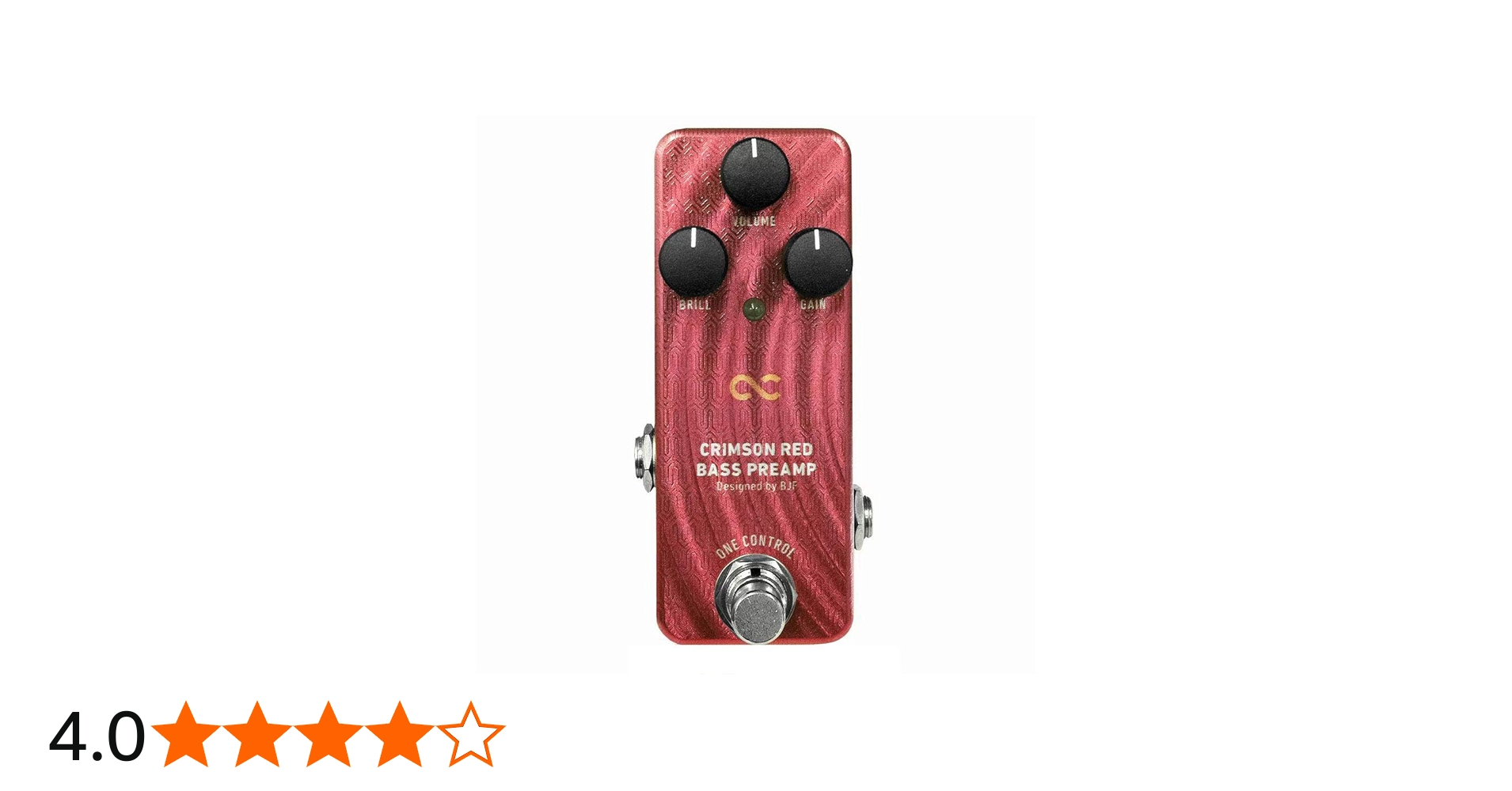 Amazon.co.jp: One Control One Control Crimson Red Bass Preamp Bass