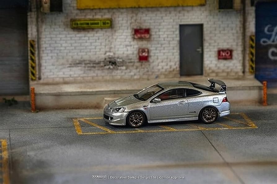 Amazon | TARMACWORKS 1/64 Honda Integra TYPE R DC5 MUGEN Silver