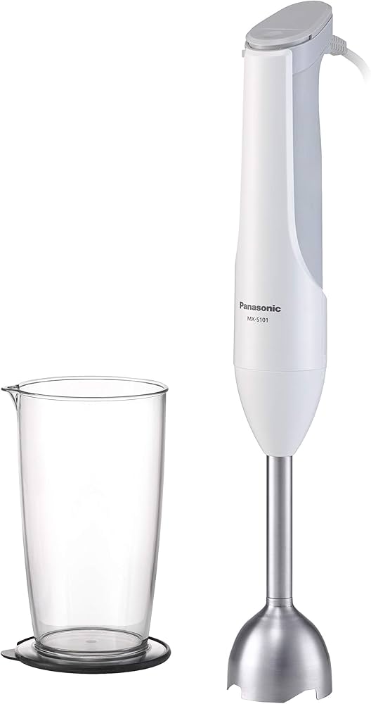 Amazon | パナソニック ハンドブレンダー 4枚刃 1台2役(混ぜる/つぶす