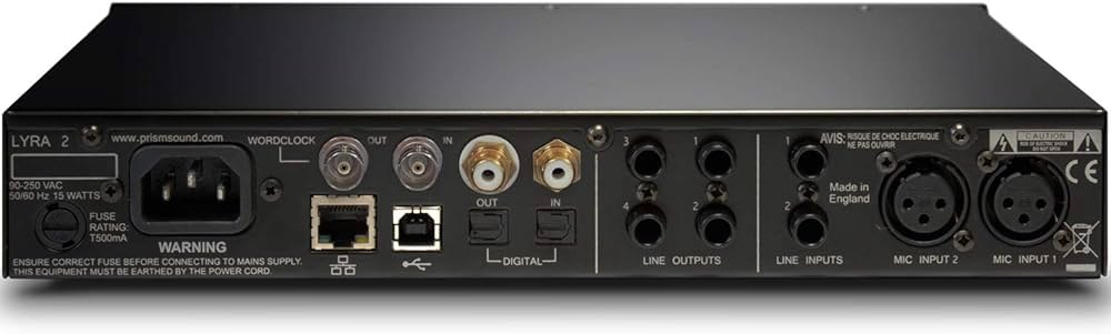 prism sound Lyra2 オーディオインターフェース Amazon.co.jp: Prism