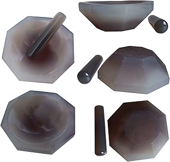 Amazon.co.jp: HCTOOL メノウ乳鉢メノウ乳鉢 メノー乳鉢 乳棒付き 天然