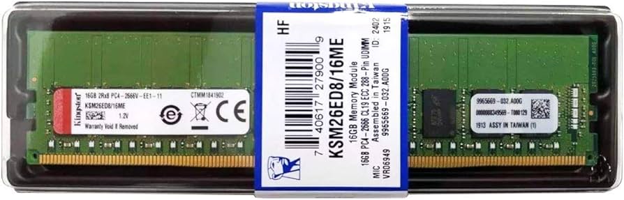 Kingston Memory Bundle with 32GB (2 x 16GB) DDR4 PC4-21300 2666MHz