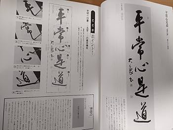 Amazon.co.jp: 書道秀作手本大系 禅の心を書く 上下巻セット揃い 日本