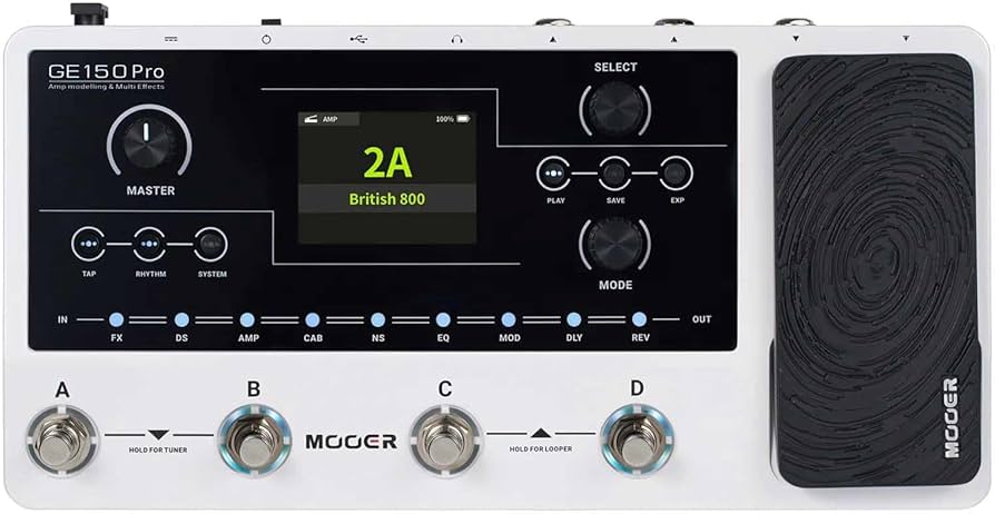 Amazon | Mooer ムーアー GE150 Pro マルチエフェクター ギター