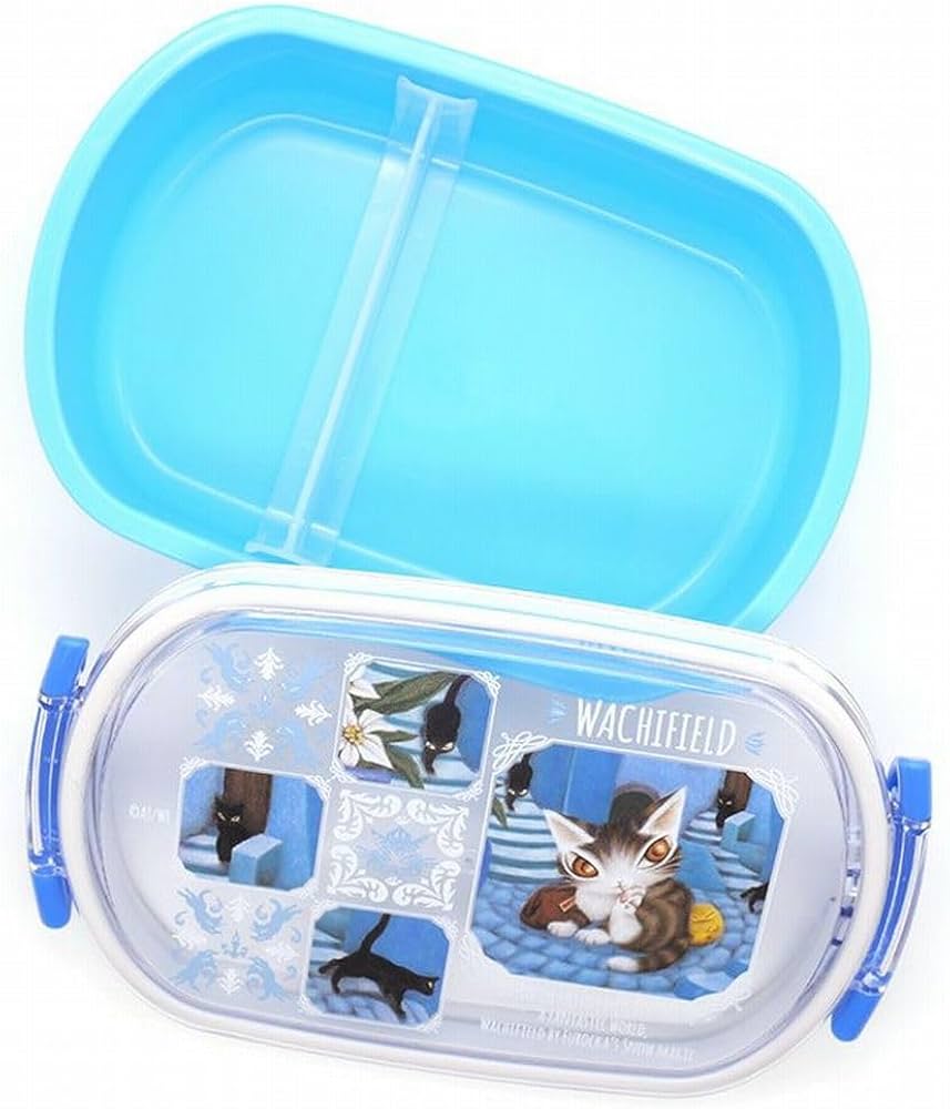 Amazon | [わちふぃーるど] 猫のダヤン ダヤン 弁当箱 オーバルランチ