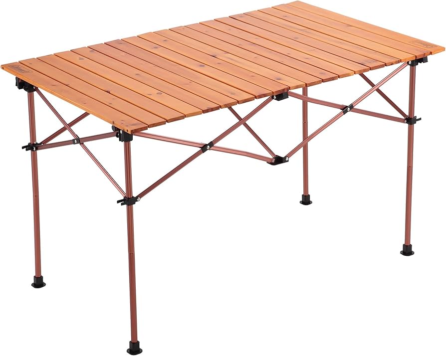 Amazon | Coleman(コールマン) ナチュラルウッドロールテーブル