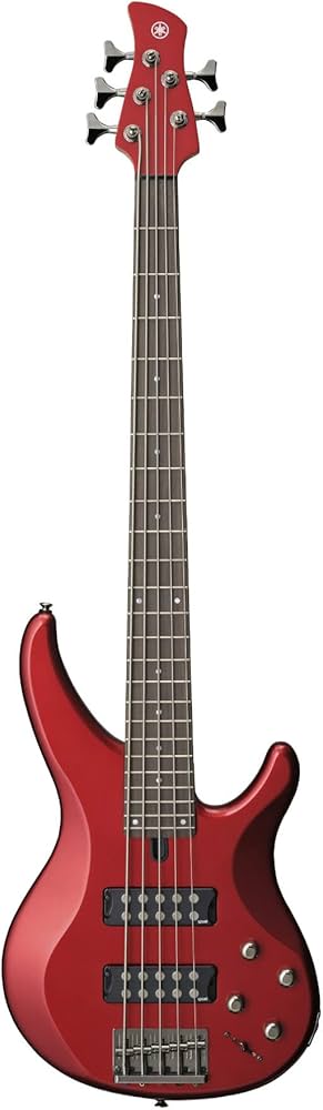 Amazon.com: Yamaha TRBX305 CAR 5-String Electric Bass Guitar,Candy