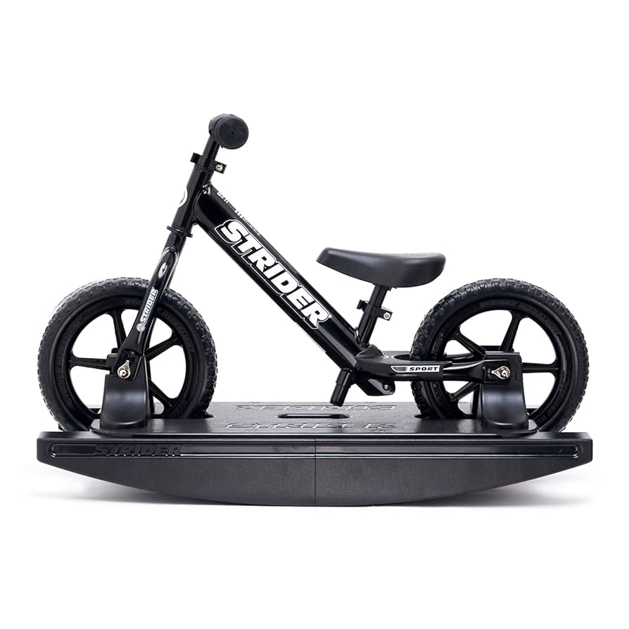 STRIDER バランスバイク スタンド付き ブラック STRIDER バランス