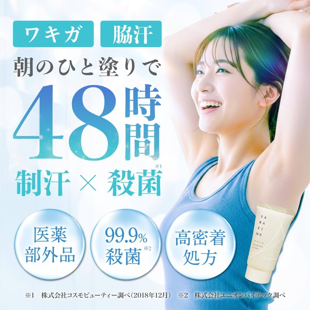 Amazon.co.jp: 【 医薬部外品 】 SARAFINE サラフィネ [ ワキ汗 わき