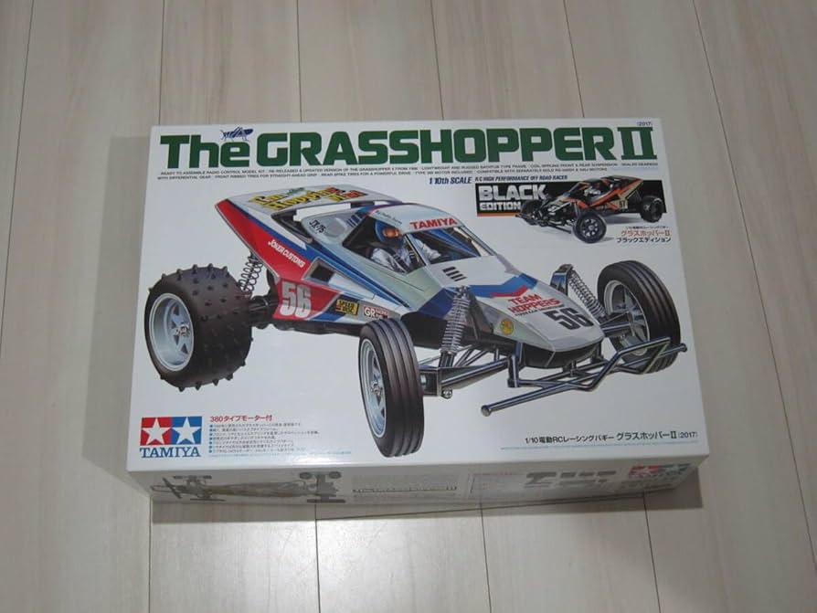 Amazon | タミヤ 1/10 RCバギー グラスホッパーⅡ ブラック