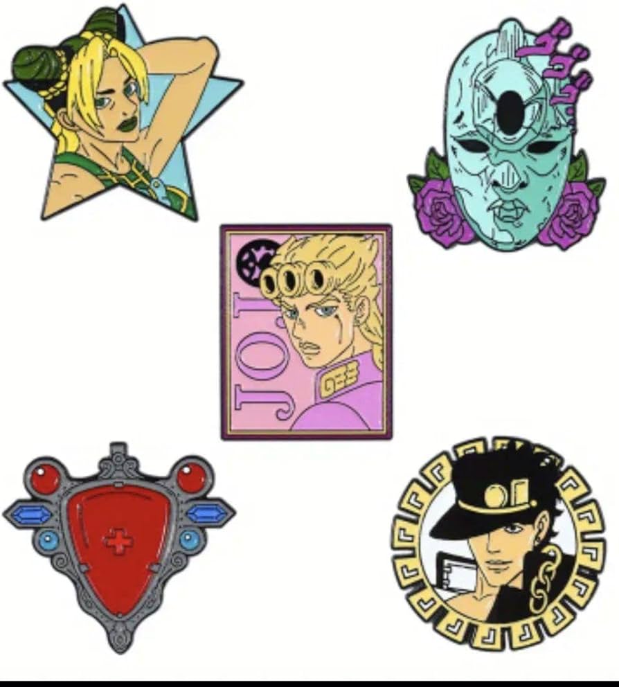Amazon.co.jp: ジョジョの奇妙な冒険 ピンズ ピンブローチ ピンバッジ