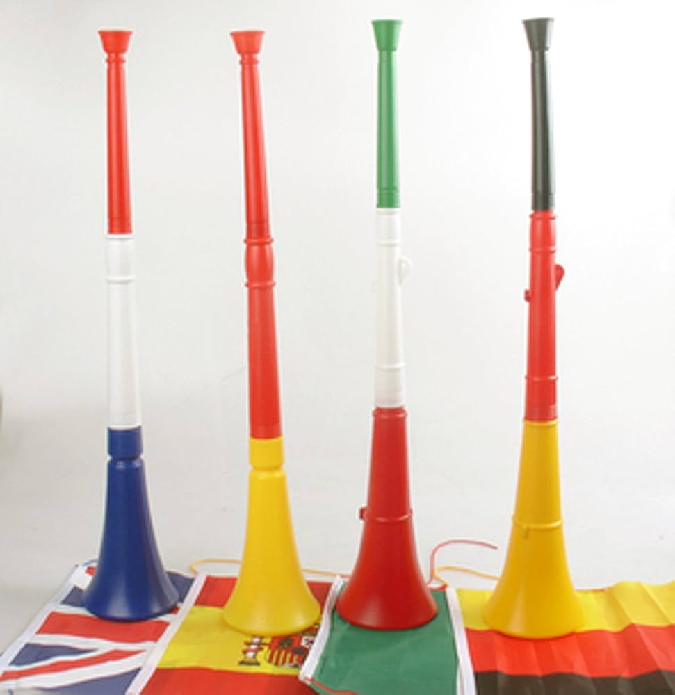 Amazon | ブブゼラ サッカー 等 応援 グッズ (1セット) | SPORTS