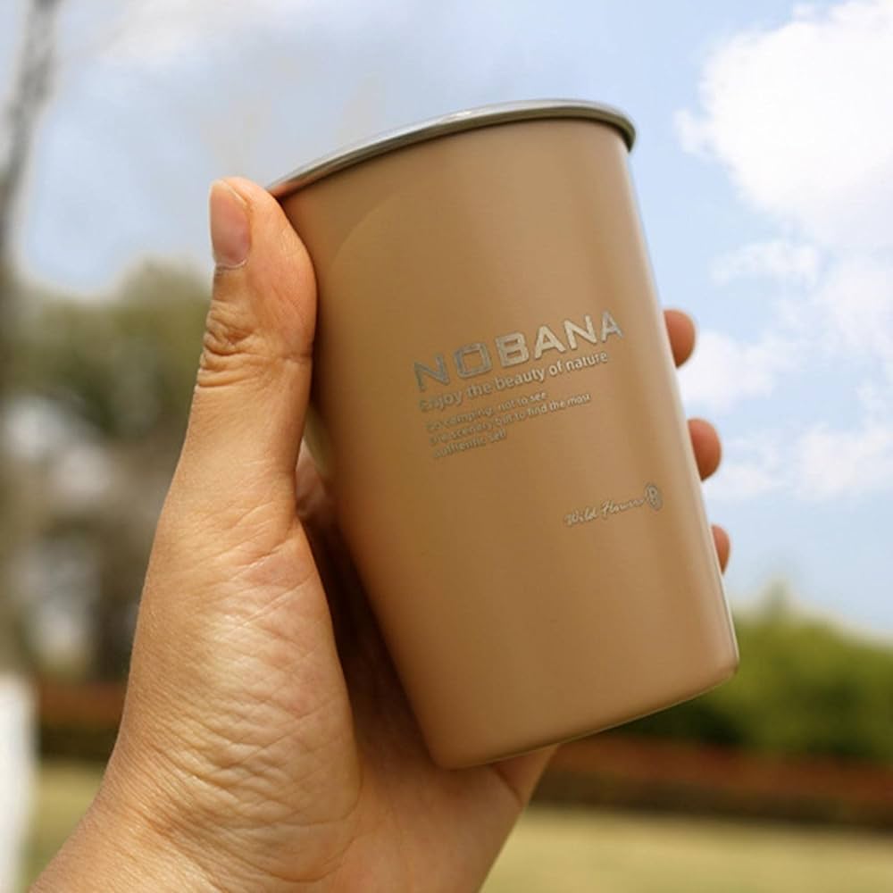 Amazon | shopparadise アウトドアカップ ステンレス鋼 マグカップ