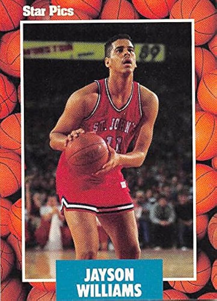 Amazon.com: Jayson Williams Basketball Card (St. Johns) 1990 Star
