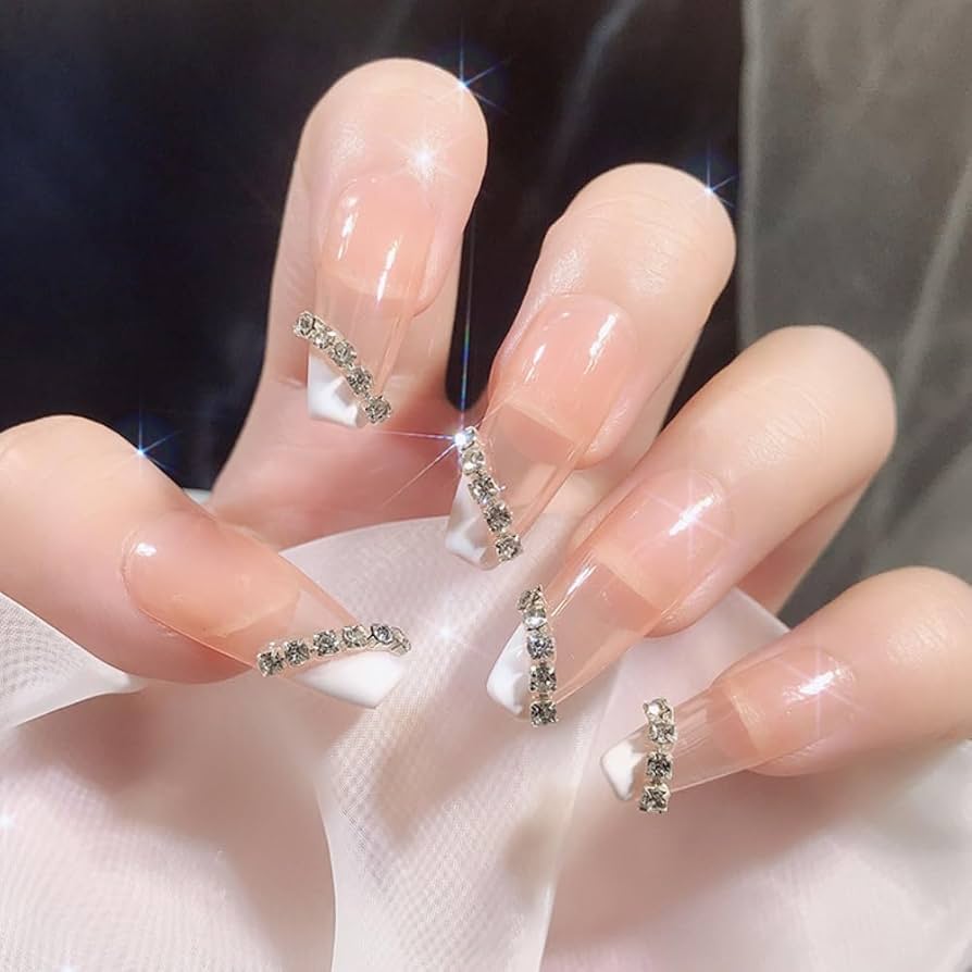 Amazon.co.jp: Yuzhiye ネイルパーツ ストーン チェーン 1.5mm 2mm 4本