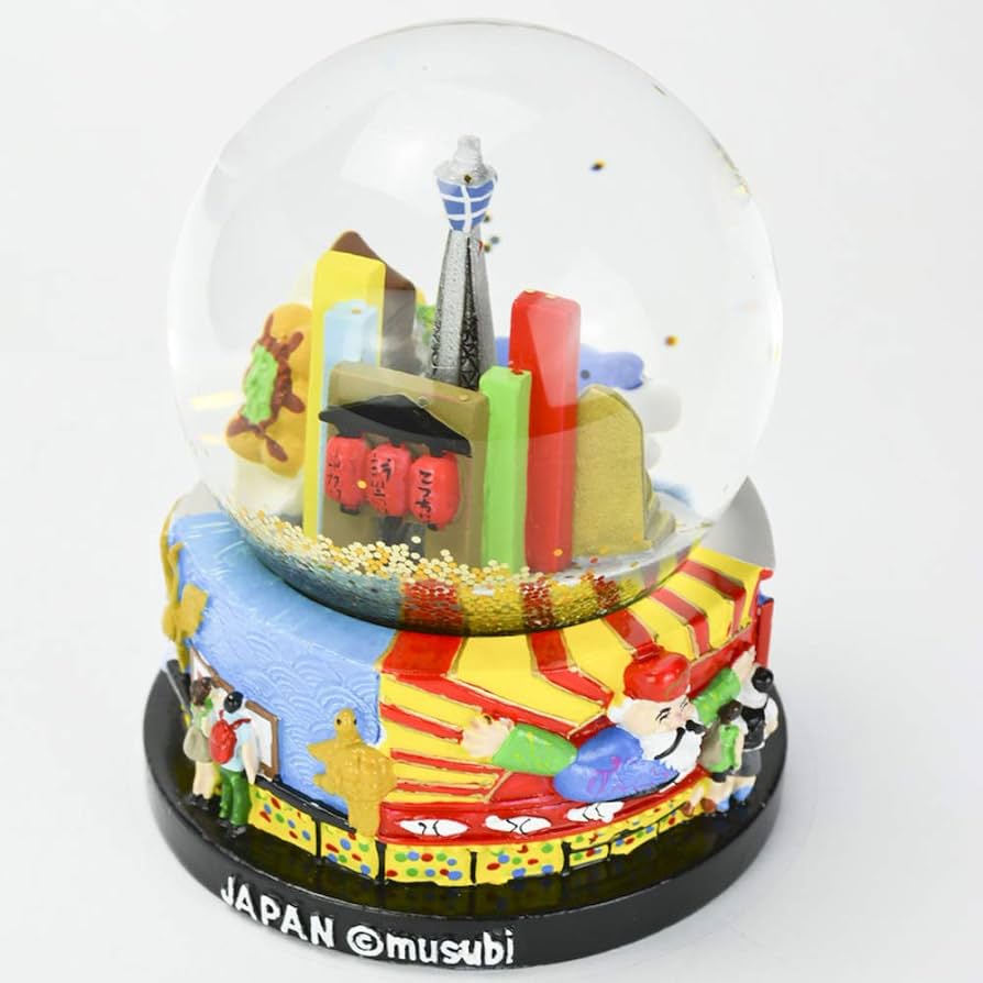 Amazon.co.jp: スノードーム Snow globe 大阪(新世界) 置物 インテリア