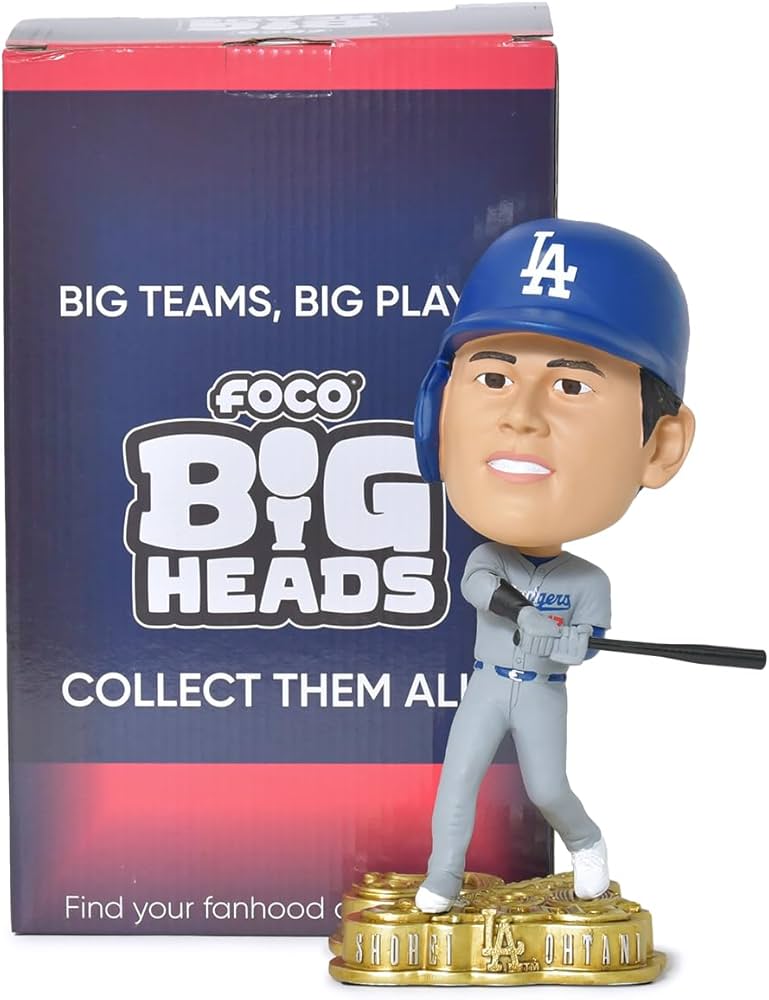 大谷翔平 50本塁打/50盗塁MLB記録BobbleHead 13cm 大谷翔平 50本塁打