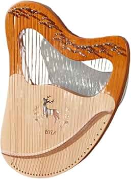 Amazon | Getgen32 弦ハープ 小型ハープ ポータブル 32 弦ライアー