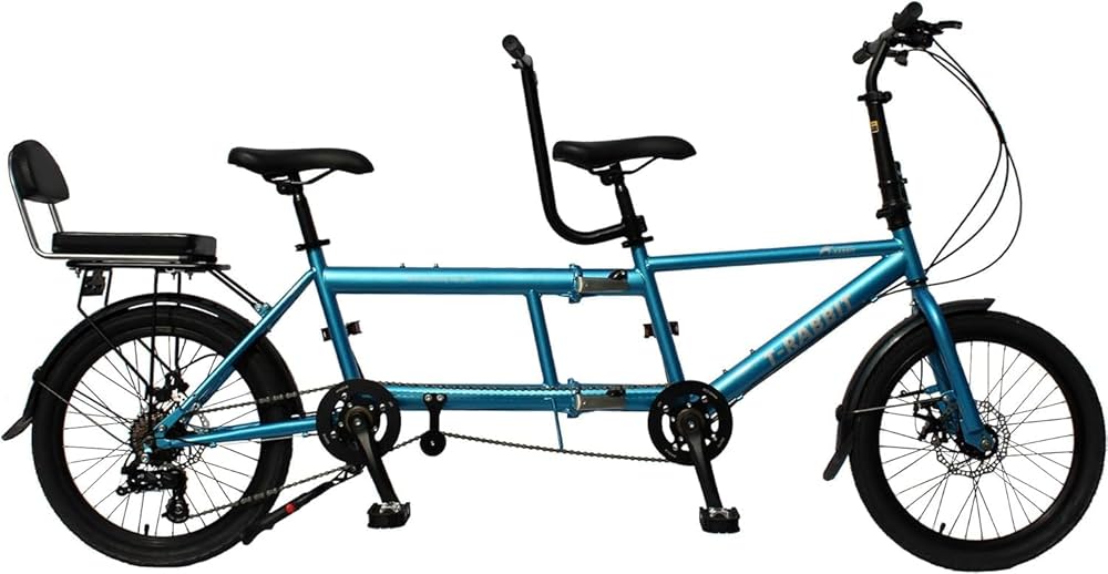 Amazon | 大人用折りたたみ自転車、サイクリング用タンデムバイク