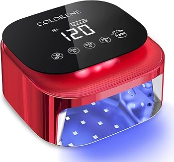 Amazon | コードレス UV LED ネイルランプ、60W 充電式ネイル