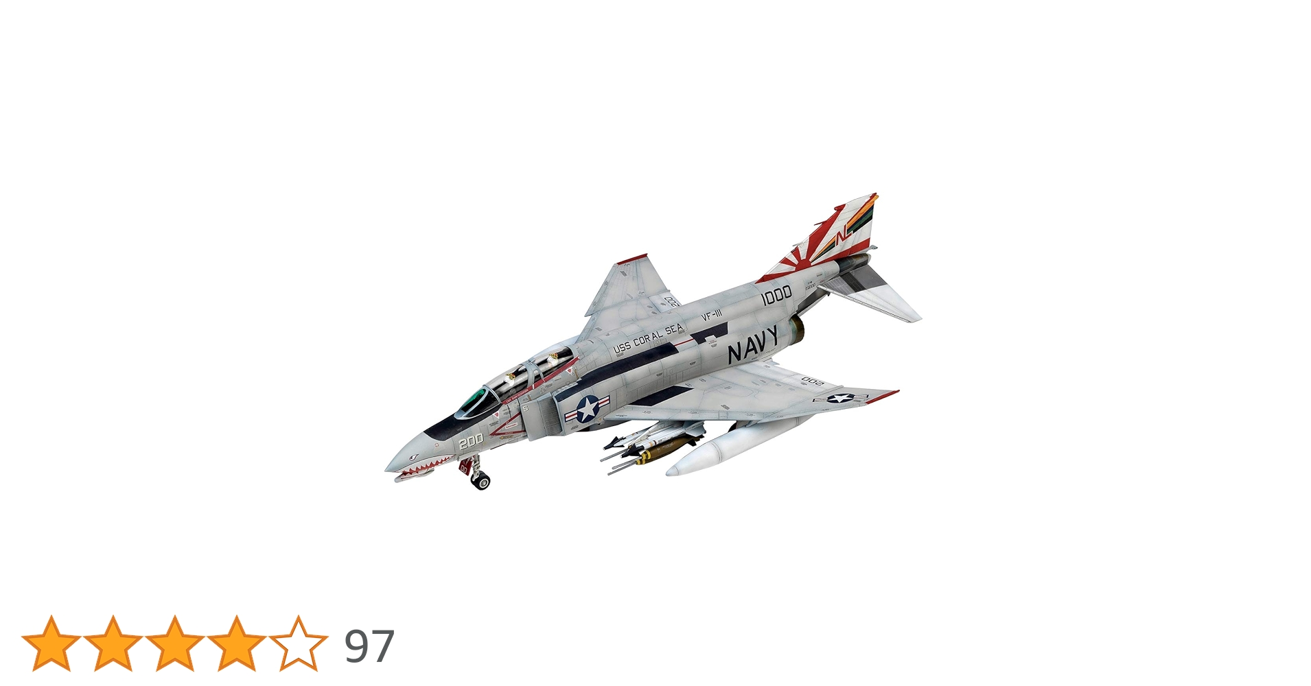 エッシー 1/48 F-4B ファントムⅡ サンダウナーズ 完成品 童友社