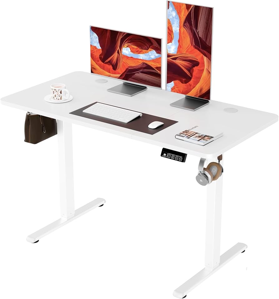 Amazon | ERGOMAKER 昇降デスク幅120cm×奥行60cm 高さ昇降範囲73-118CM
