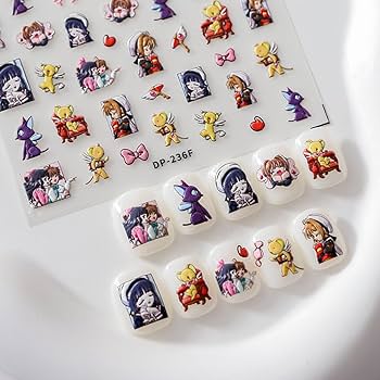 Amazon.co.jp: KLauer カードキャプターさくら ネイルシール ネイル