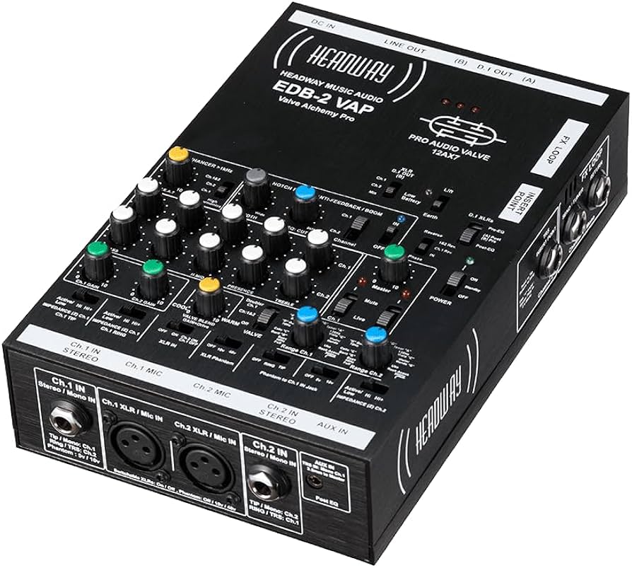 Amazon.com: HEADWAY MUSIC AUDIO EDB-2 VAP 2 CH Preamp DI for
