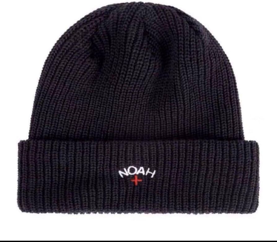 Amazon.co.jp: Noah ビーニー ニット帽 ビーニー ニット帽 帽子 黒