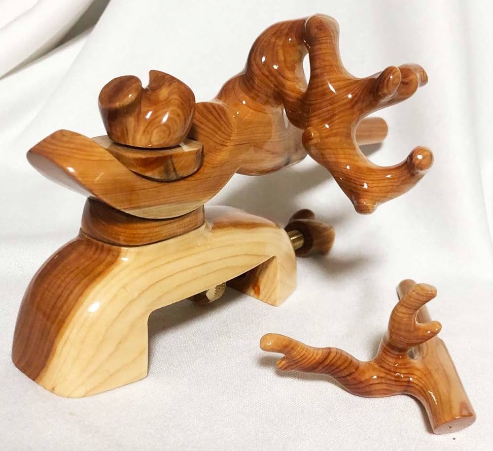 Amazon | ヘラブナ万力 天然木(特選ヒノキ)3種類 弓型万力 へら用品万