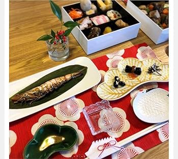 Amazon.co.jp: 有田焼 幸楽窯 錦金松葉形前菜皿 白金 茶緑金 6点セット