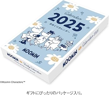 Amazon | 新日本カレンダー 2025年 カレンダー 日めくり ムーミン 185
