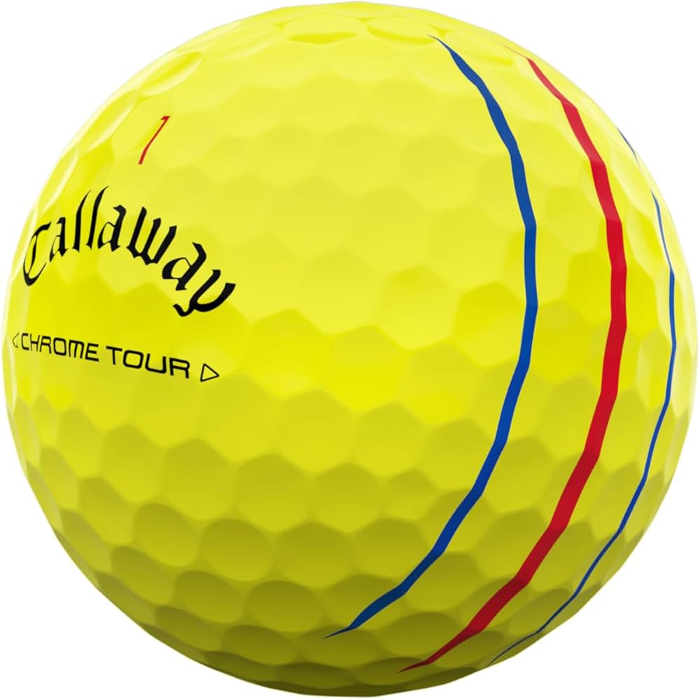 Amazon | キャロウェイ(Callaway) ゴルフボール CHROME TOUR YLW 24