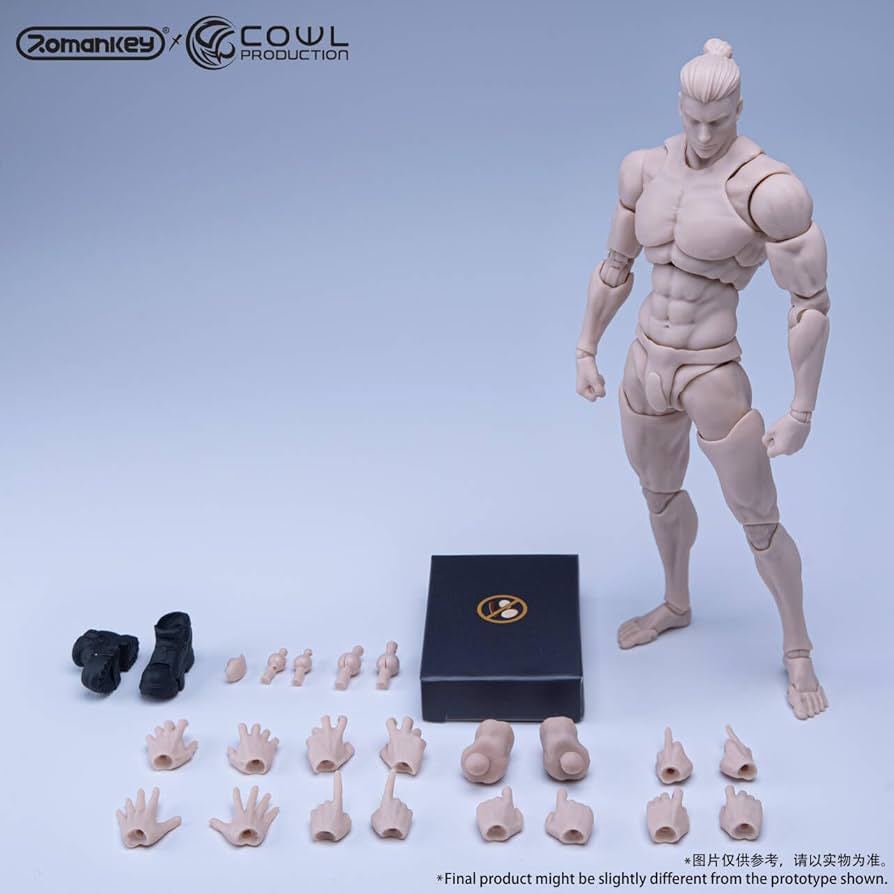Amazon | [Tbmodel] Romankey X COWL 1/12 フィギュア 超可動 男性 素