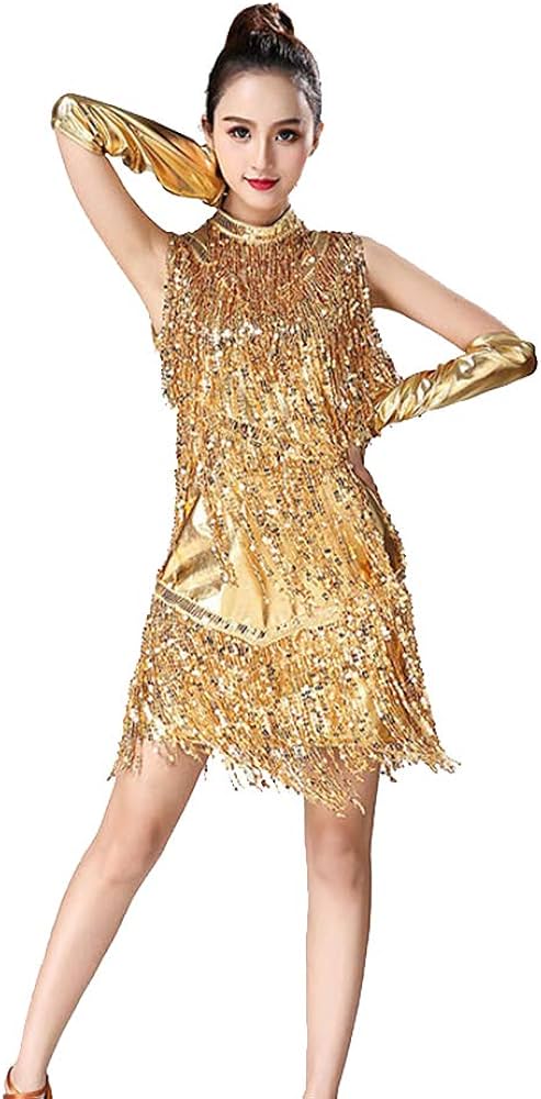 Amazon.co.jp: [Newdvmmss] JILIMI ラテンダンス フリンジスカート