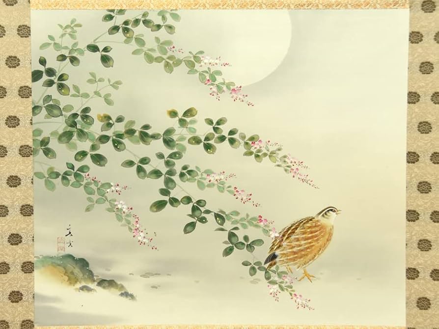 真作/下村為山/金魚図/絹表装/桐共箱付/布袋屋掛軸HG-102 真作/下村為