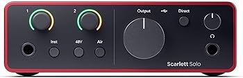 Amazon.co.jp: Focusrite Scarlett Solo 第4世代 USBオーディオ