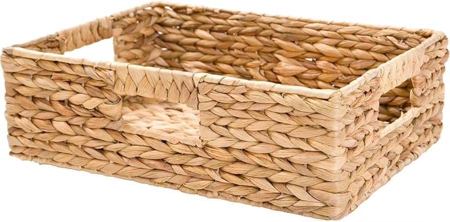 Amazon｜ニトリ(NITORI) 自然素材バスケット ムスカ ナチュラル よこ型