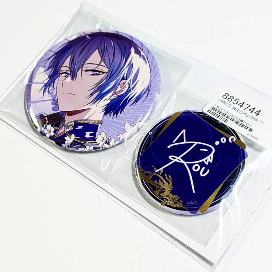 にじさんじ 小柳ロウ 誕生日缶バッジ 20個 小柳ロウ 誕生日