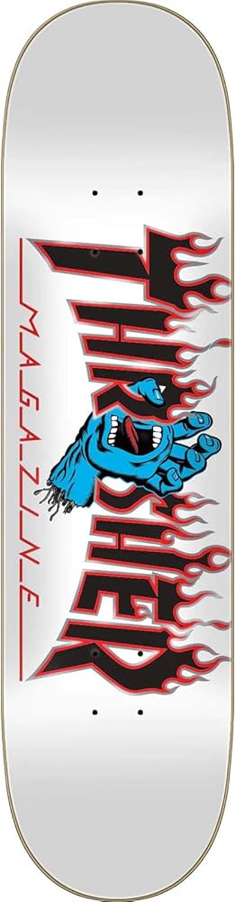 Amazon | SANTA CRUZ Thrasher Screaming Flame ロゴ 8インチ x 31.5