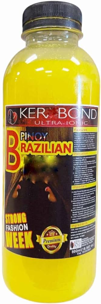 Amazon.com: 1 Bottle KERA BOND Pinoy Brazilian Hair Btx, 500ml