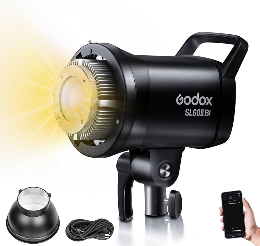 Amazon.com : Godox SL60IIBi 75W Bi-Color LED Video Light(Godox