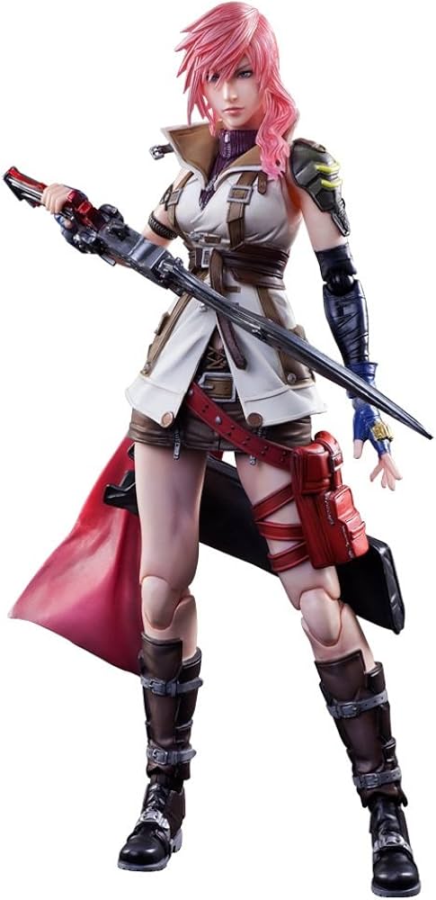 Amazon.co.jp: DISSIDIA FINAL FANTASY PLAY ARTS改 ライトニング : ホビー