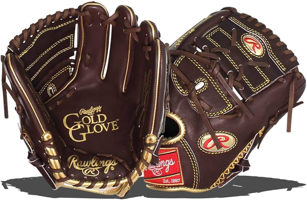 Amazon | Rawlingsゴールドグローブ11.75インチ野球グローブ: rgg205