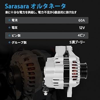 Amazon | オルタネーター スズキ車用 エブリィ DA64V DA64W