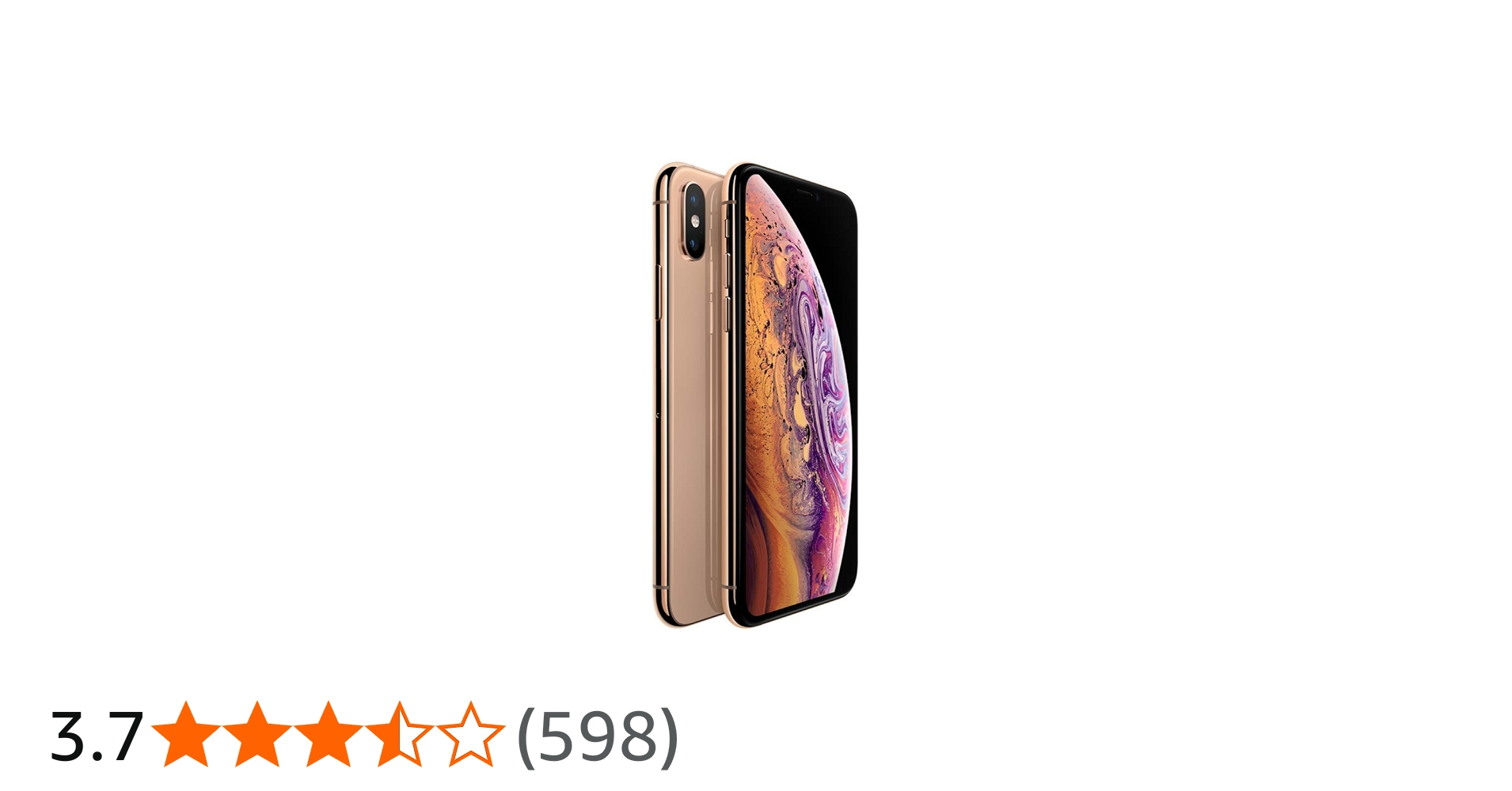 Amazon | 【整備済み品】 Apple iPhone XS 256GB ゴールド SIMフリー