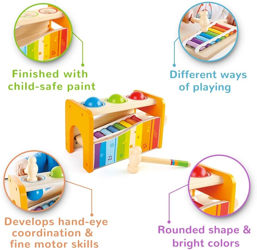 Amazon | Hape(ハペ) パウンド アンド タップベンチ E0305 | 英語