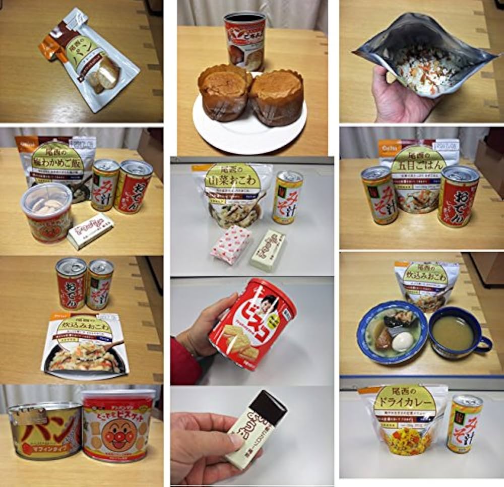 Amazon | 5年保存の非常食セット7日分・38種類・50品をセットにした