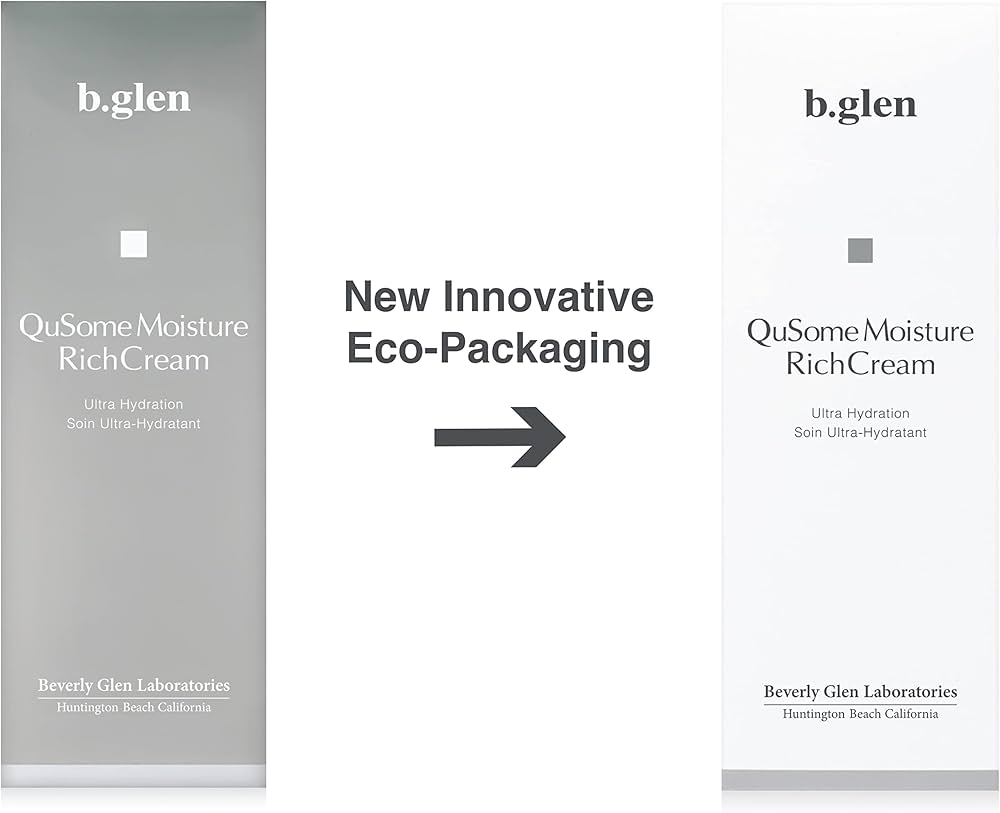 Amazon.com: ビーグレン b.glen QuSome Moisture Rich Cream (30g/1.06