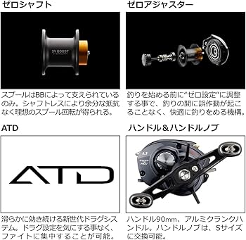 Amazon | ダイワ(DAIWA) ベイトキャスティングリール スティーズ A TW